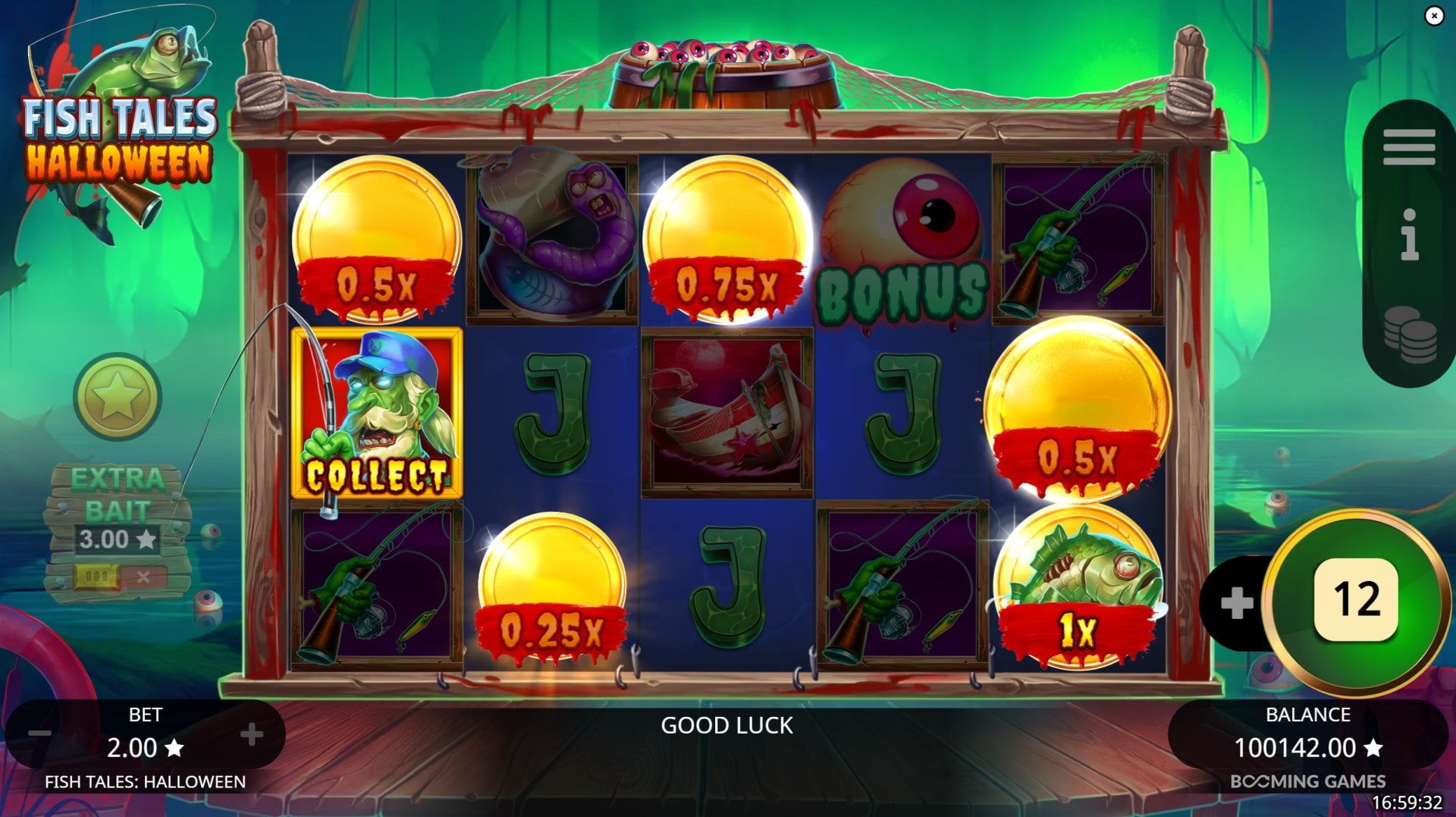 Fish Tales Halloween Cash Collect