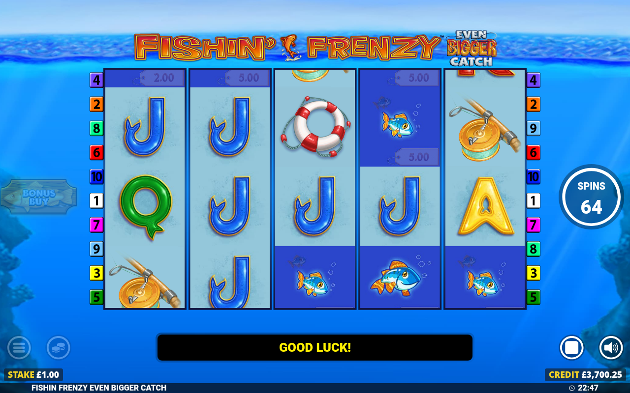 Fishin' Frenzy: Even Bigger Catch gameplay