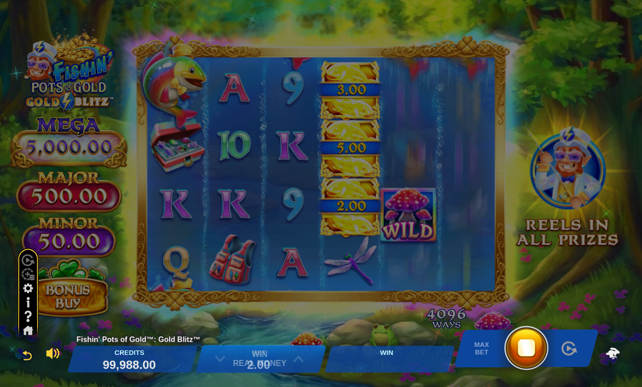 Fishin' Pots of Gold: Gold Blitz gameplay