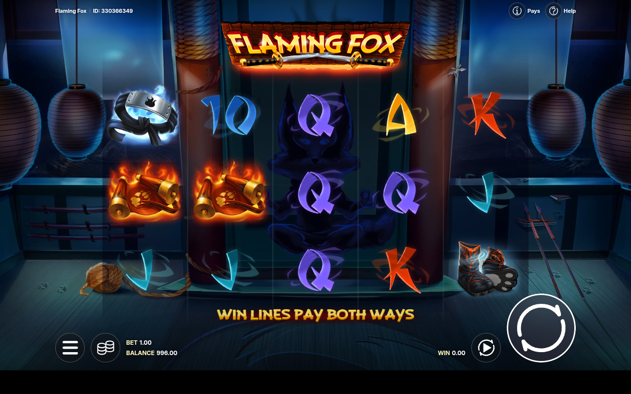 Flaming Fox gameplay
