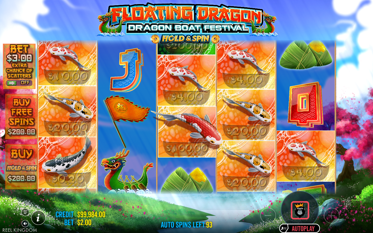 Floating Dragon - Dragon Boat Festival gameplay