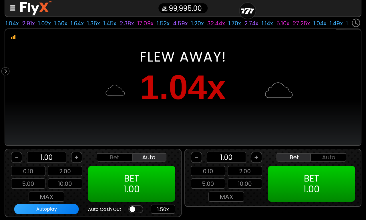 FlyX base game