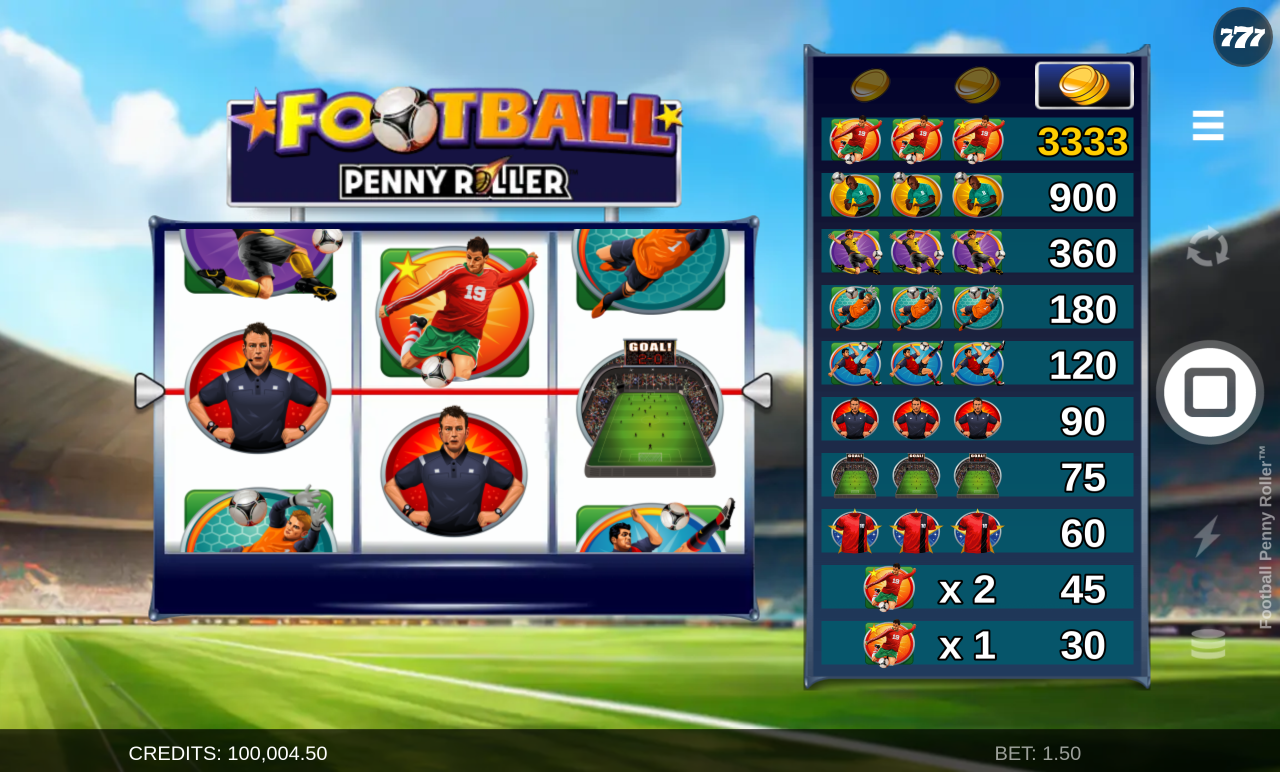 Football Penny Roller gameplay