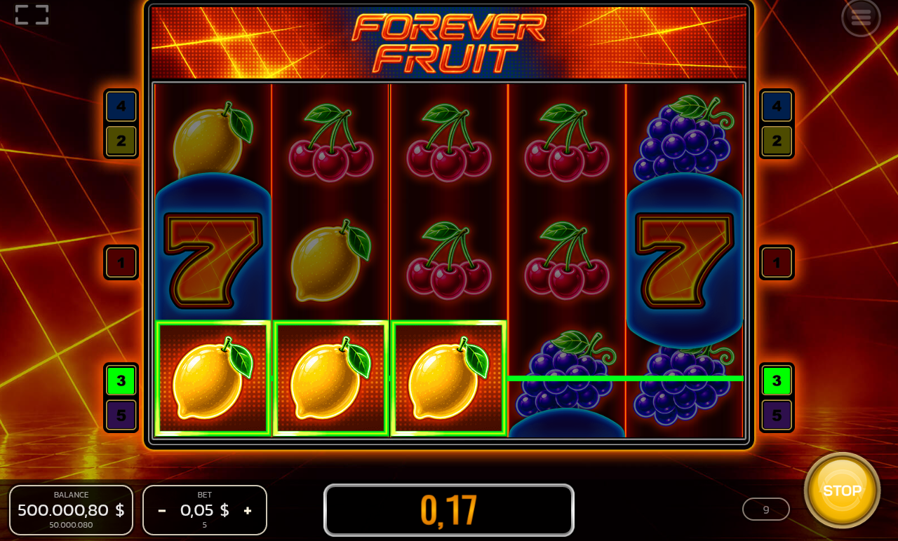 Forever Fruit gameplay