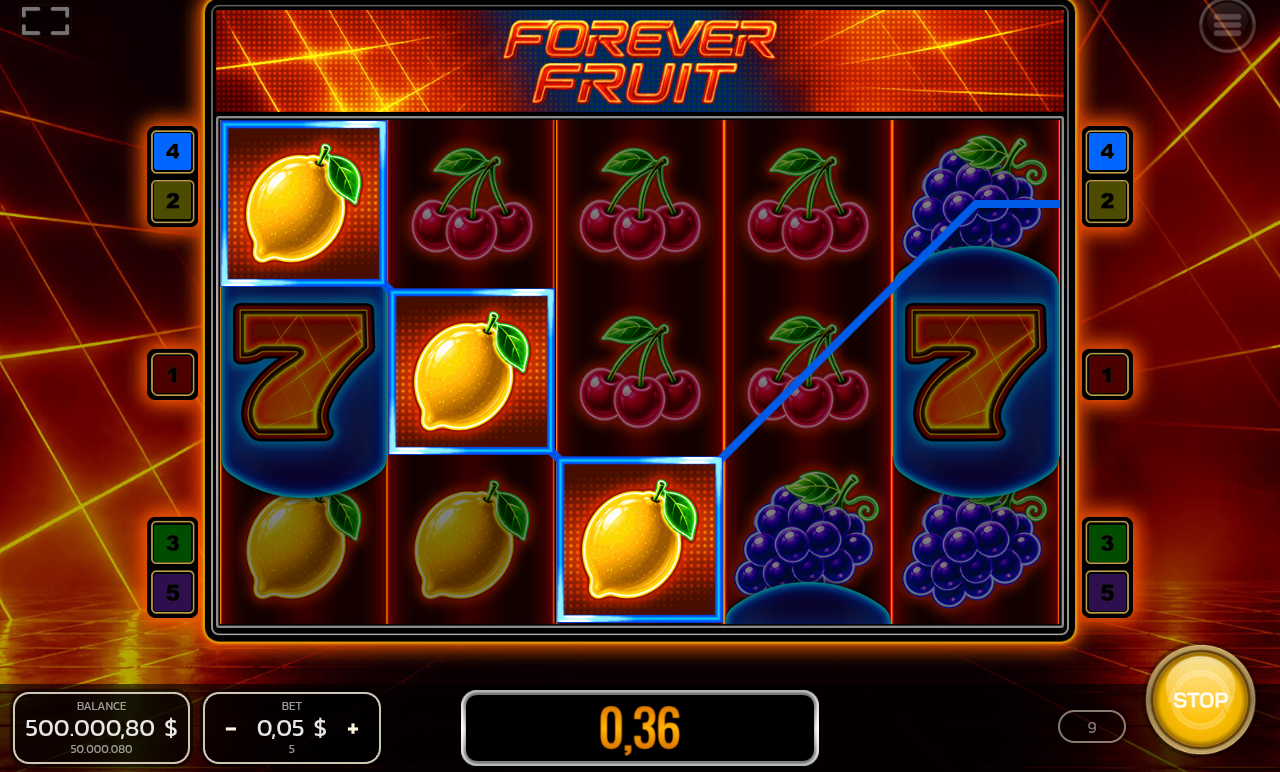 Forever Fruit gameplay