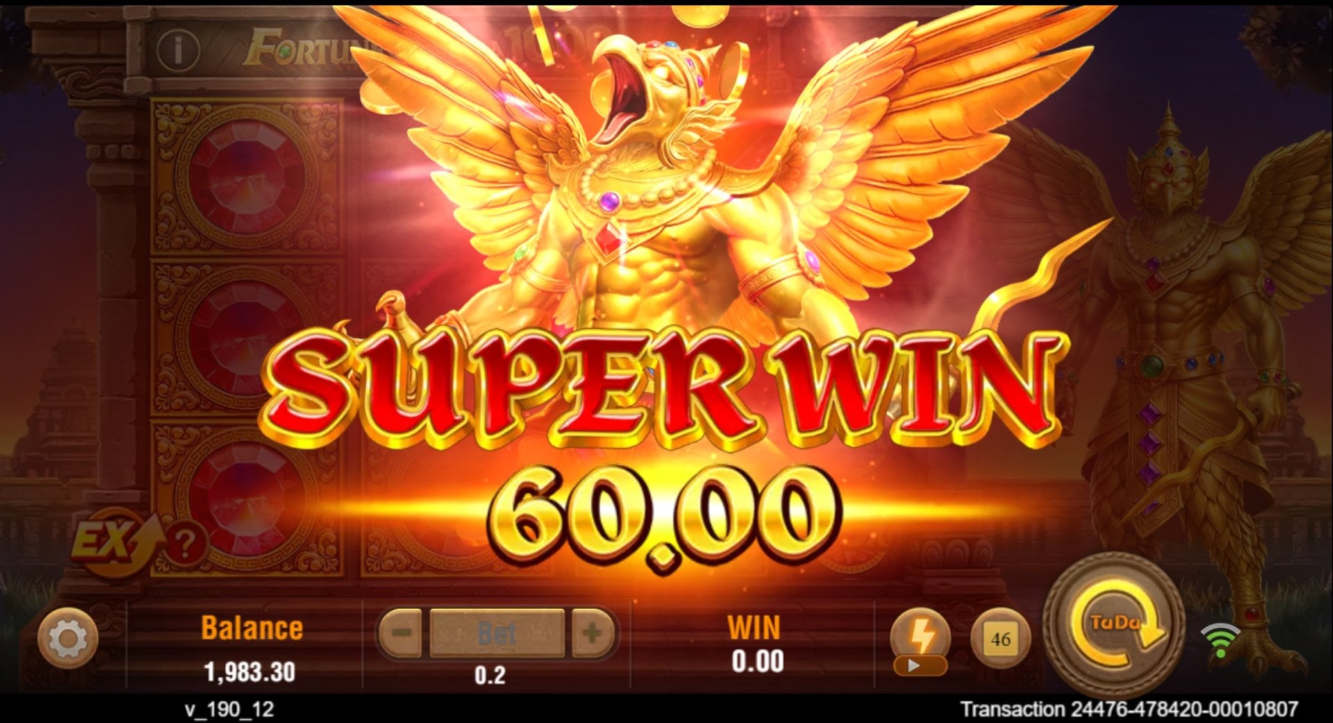 Fortune Garuda 1000 Big Win