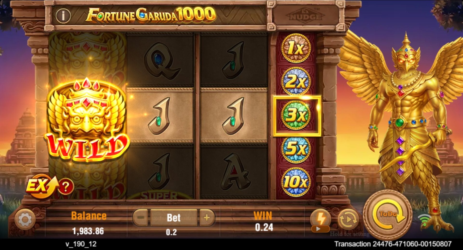 Fortune Garuda 1000 ExNudge Reel