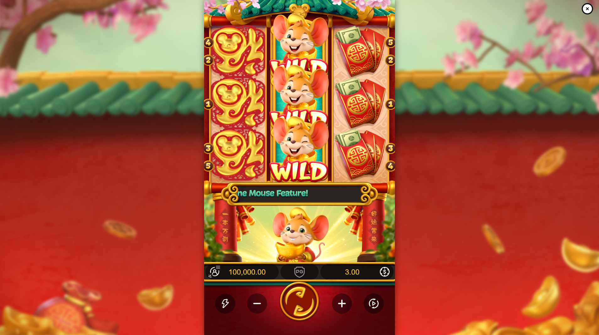 Fortune Mouse base game play