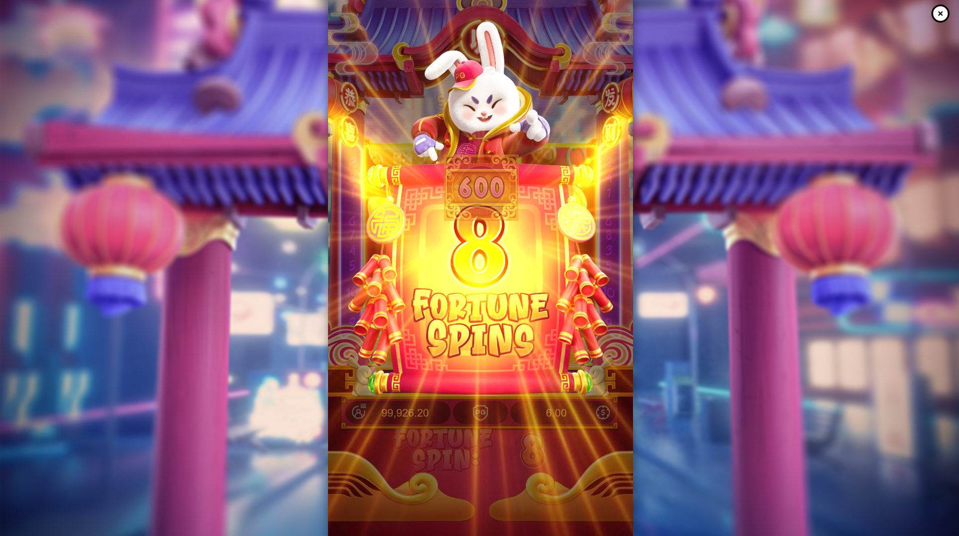 Fortune Rabbit feature trigger