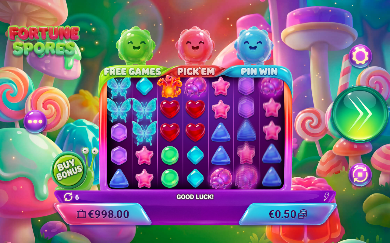 Fortune Spores gameplay