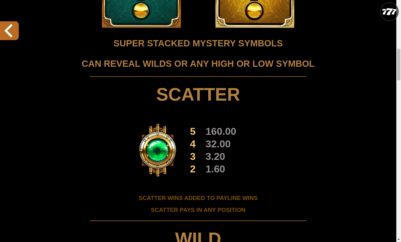 Fortunium information screen