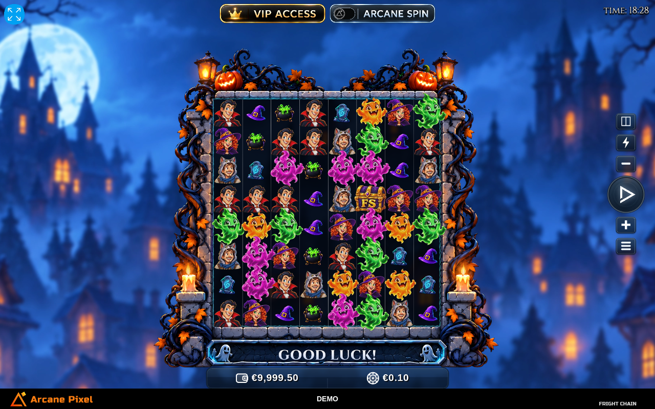 Fright Chain gameplay