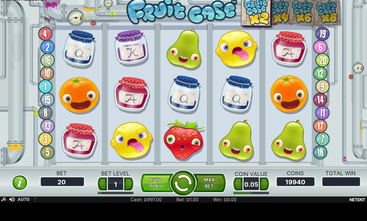 Fruit Case base game