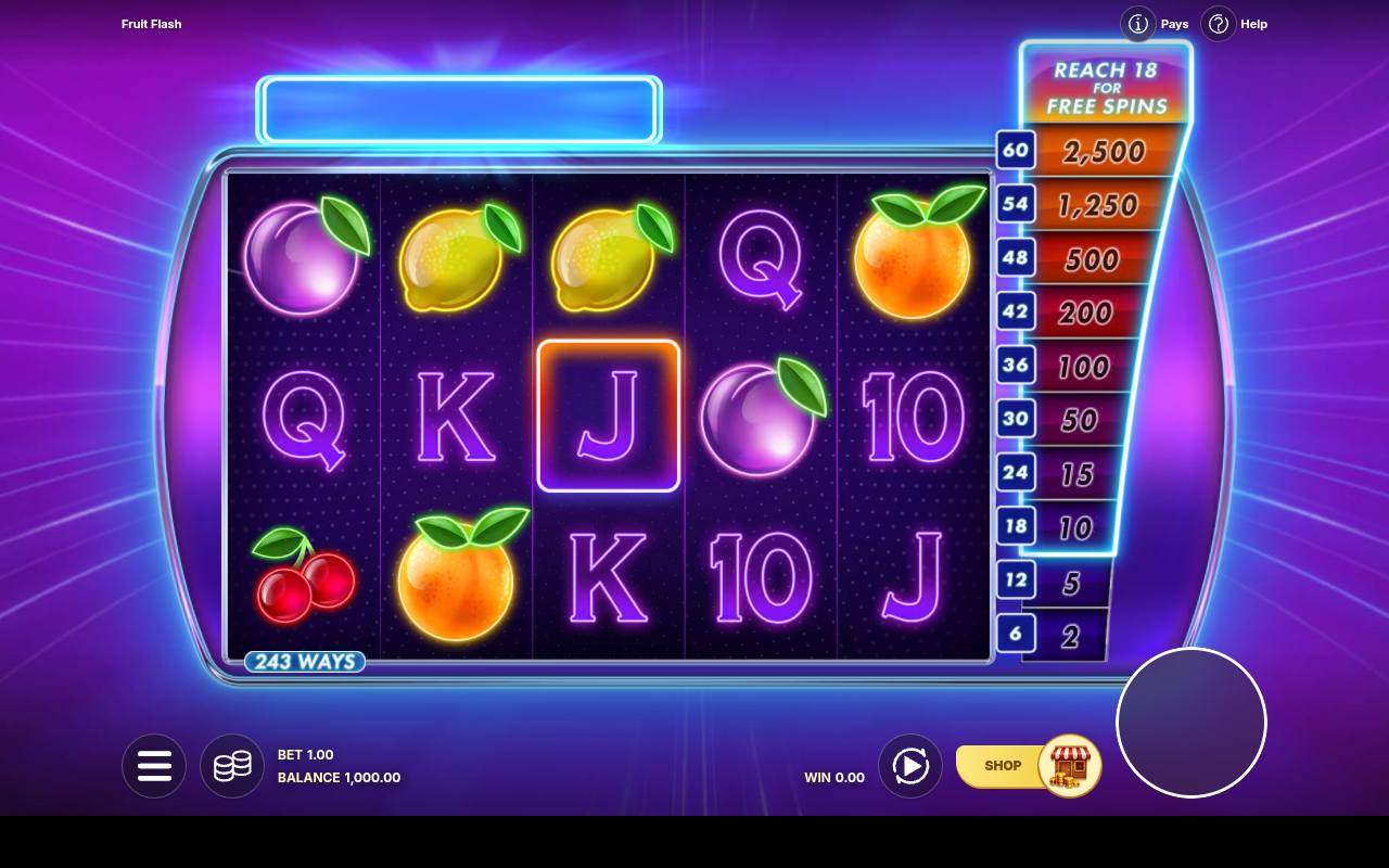 Fruit Flash base game