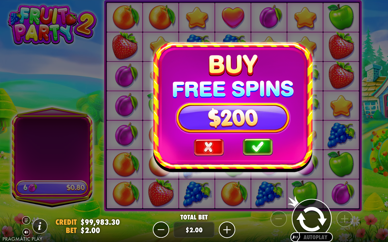 Fruit Party 2 bonus buy
