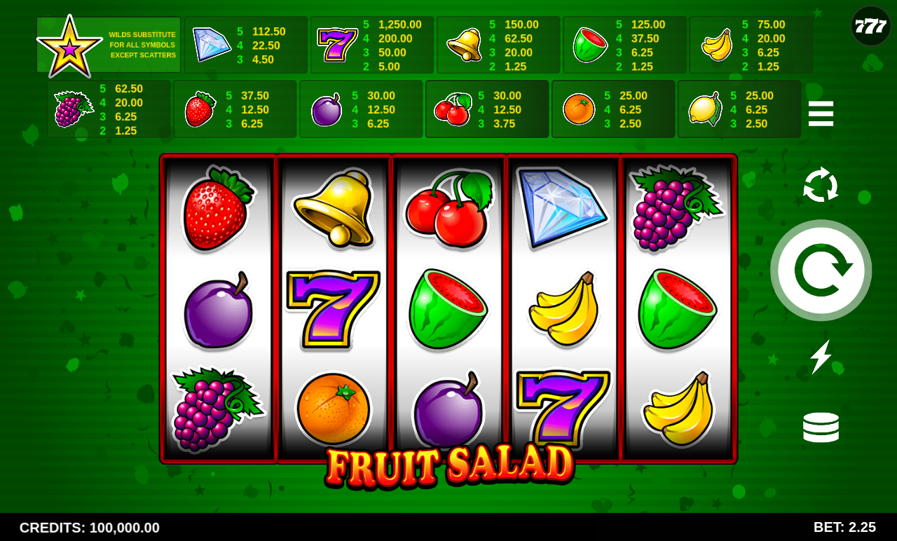 Fruit Salad 9-Line base game