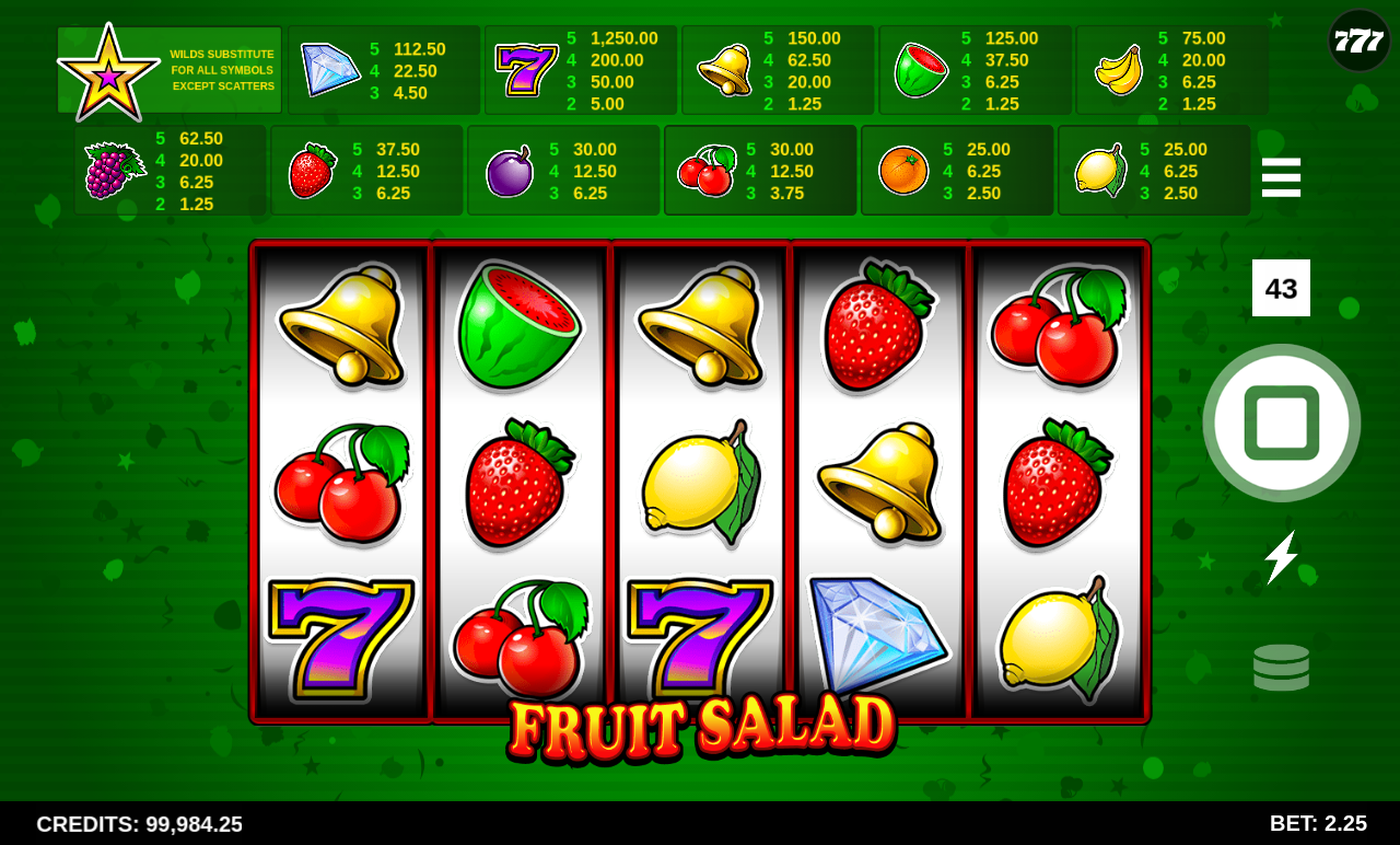 Fruit Salad 9-Line gameplay