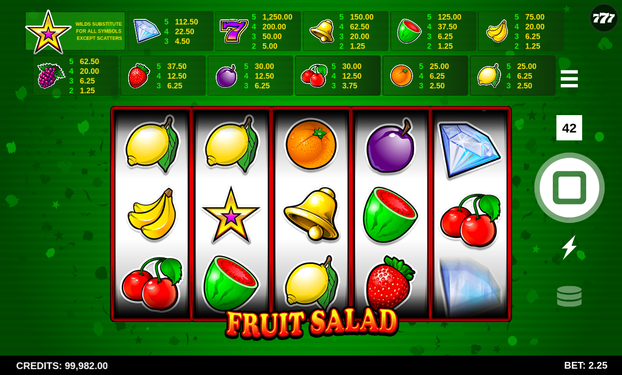 Fruit Salad 9-Line gameplay