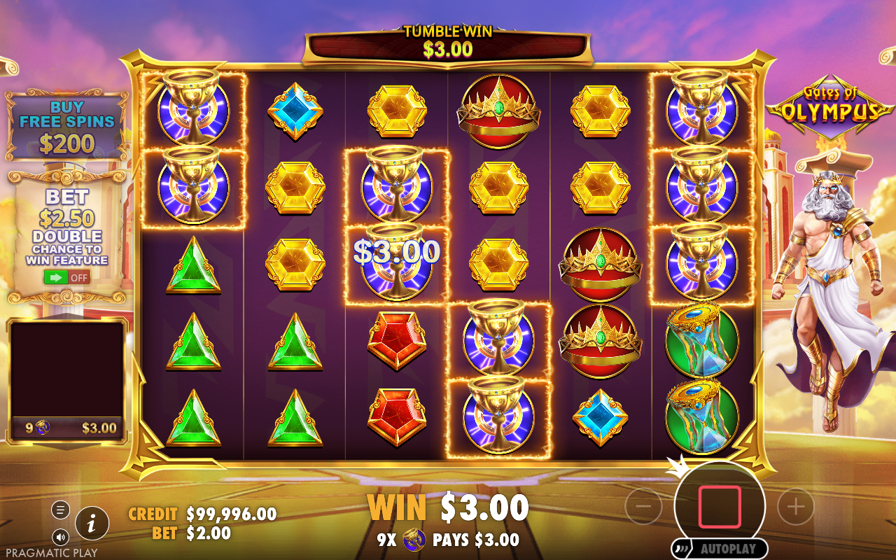 Gates of Olympus gameplay
