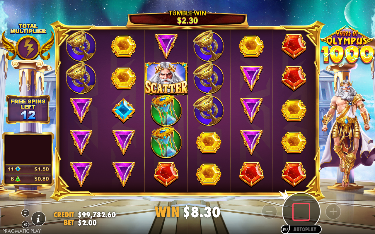 Gates of Olympus 1000 bonus round