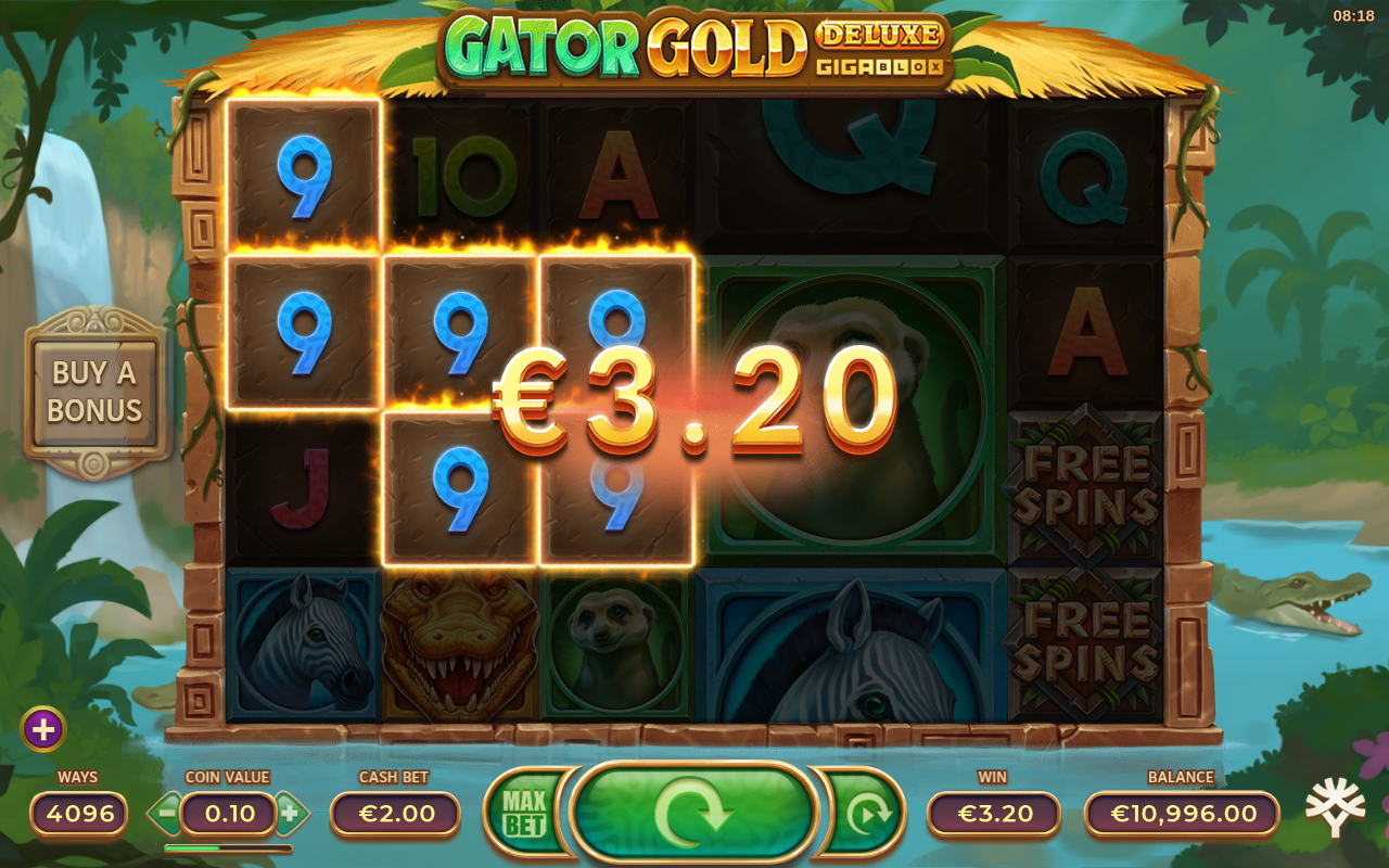 Gator Gold Deluxe GigaBlox gameplay