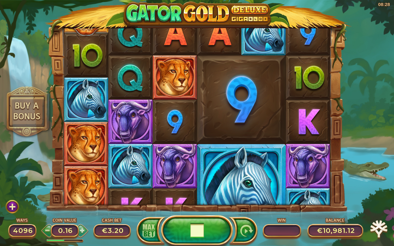 Gator Gold Deluxe GigaBlox gameplay