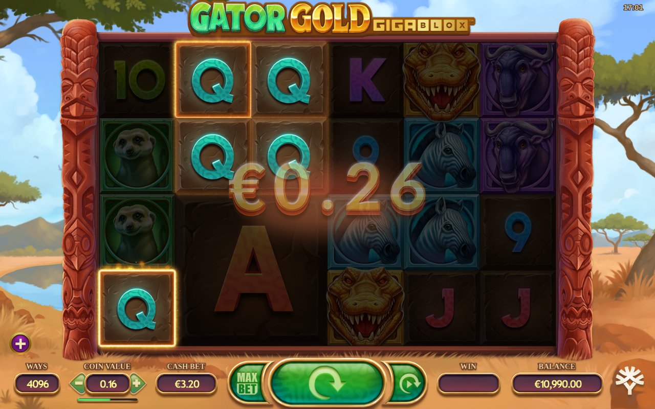 Gator Gold GigaBlox gameplay
