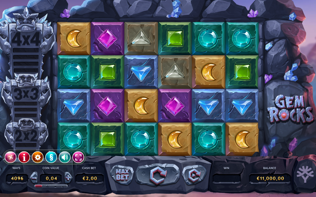 Gem Rocks base game