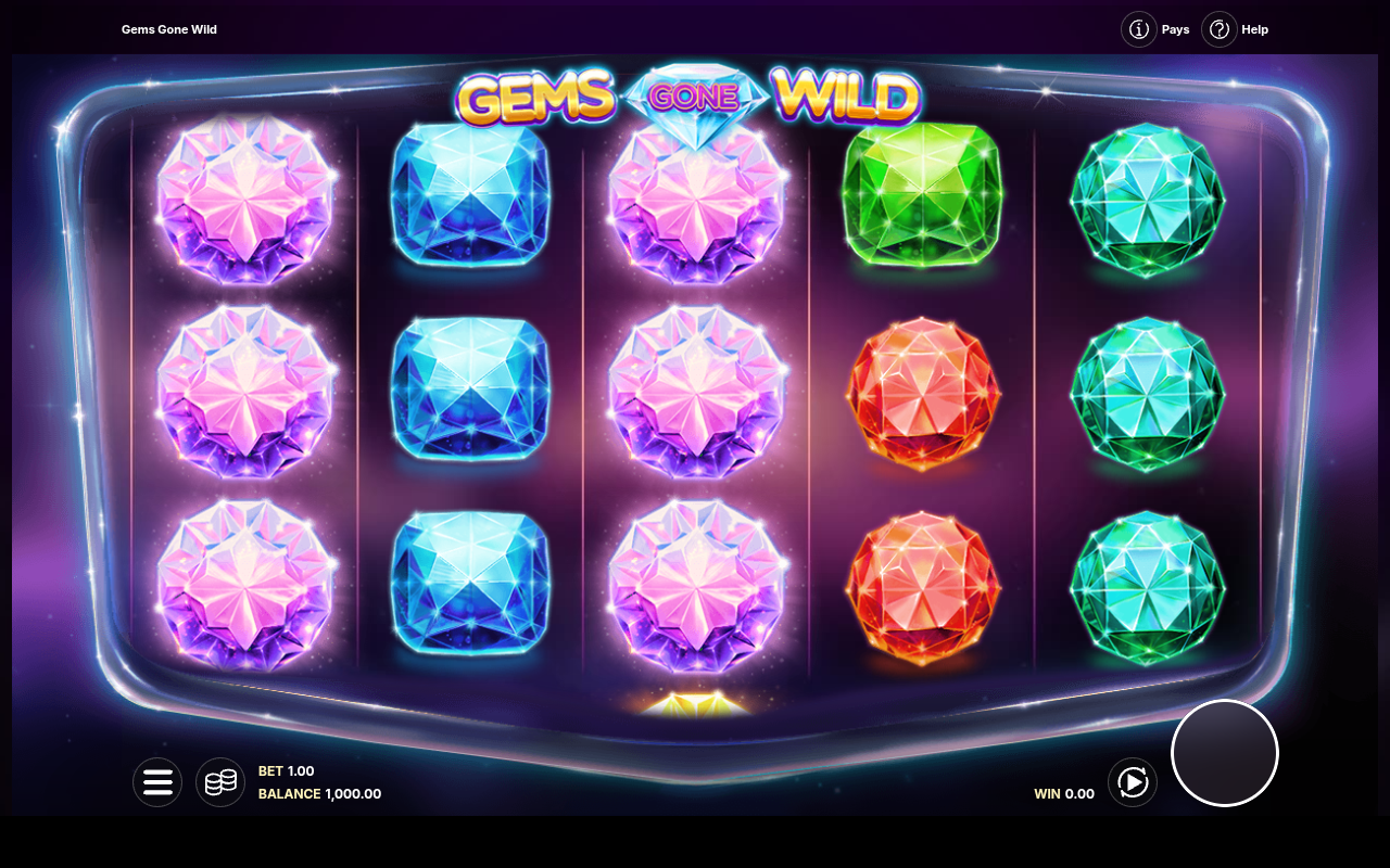Gems Gone Wild base game