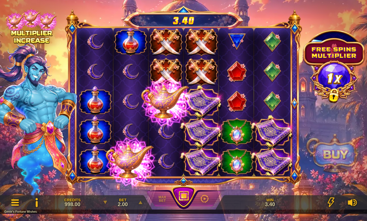 Genie's Fortune Wishes base game
