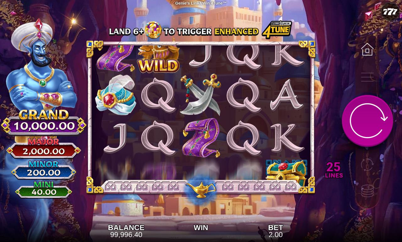 Genie's Link&Win 4Tune gameplay