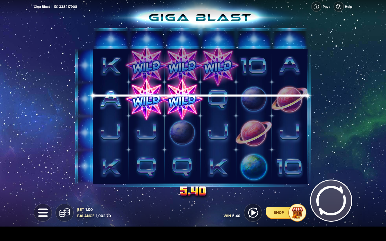 Giga Blast Wild Blast gameplay