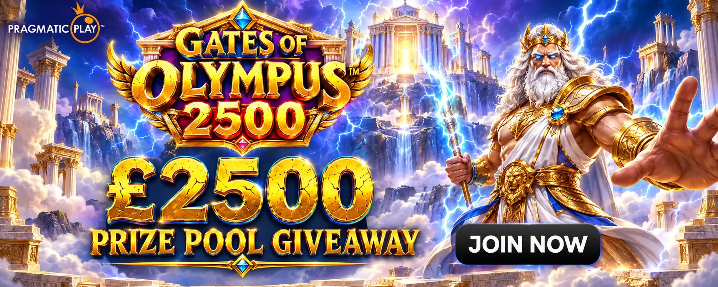 Gates of Olympus 2500 forum giveaway: £2,500 prize pool