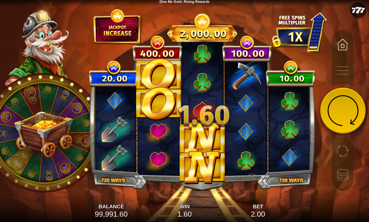 Give Me Gold: Rising Rewards gameplay