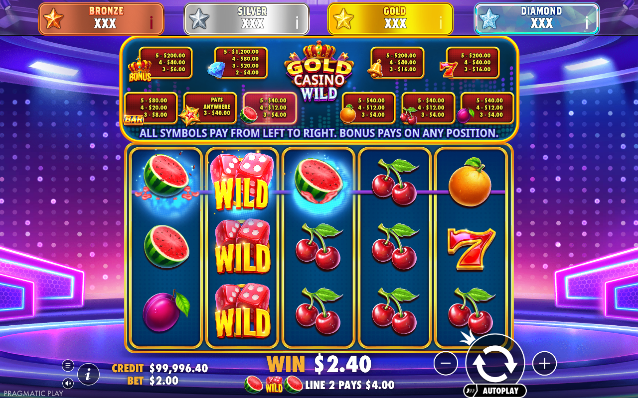 Gold Casino Wild - Jackpot Star gameplay