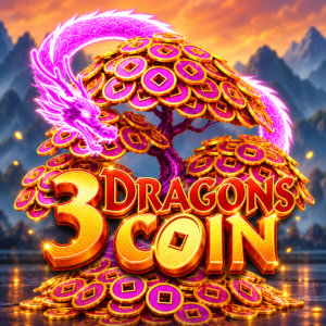 3 Dragons' Coin slot artwork