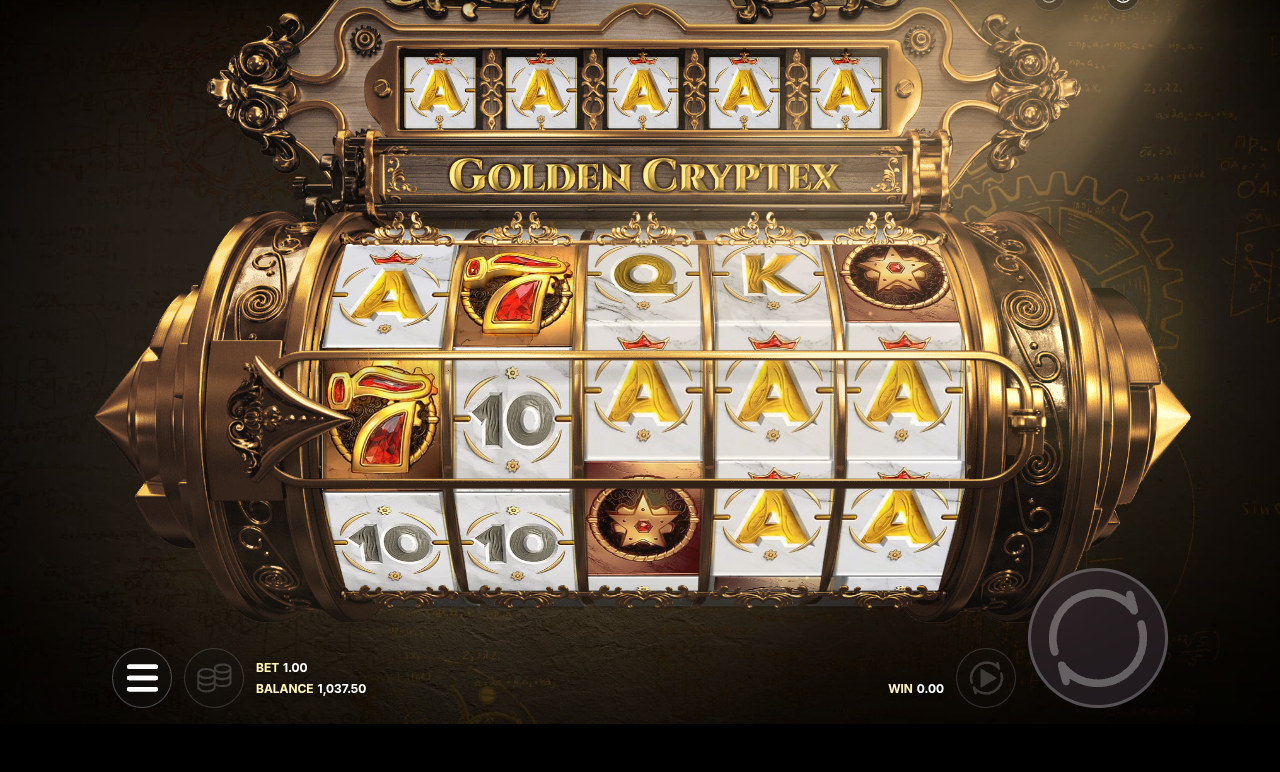 Golden Cryptex Golden Spins gameplay