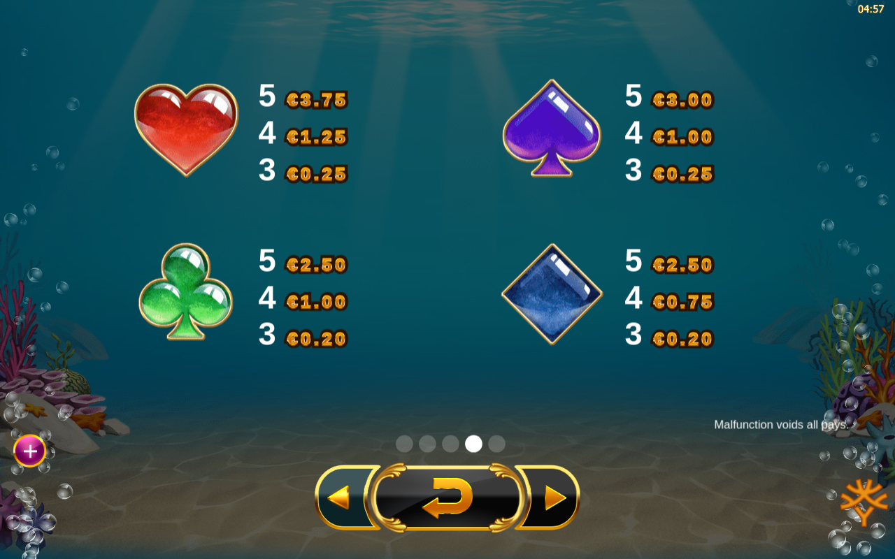 Golden Fish Tank information screen