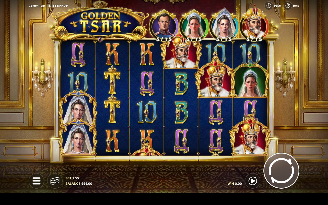 Golden Tsar gameplay