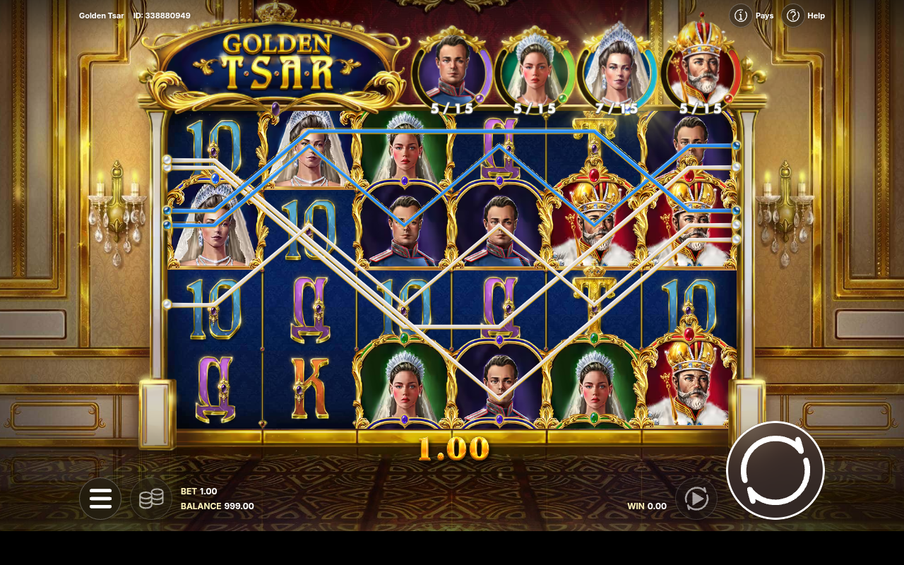 Golden Tsar gameplay