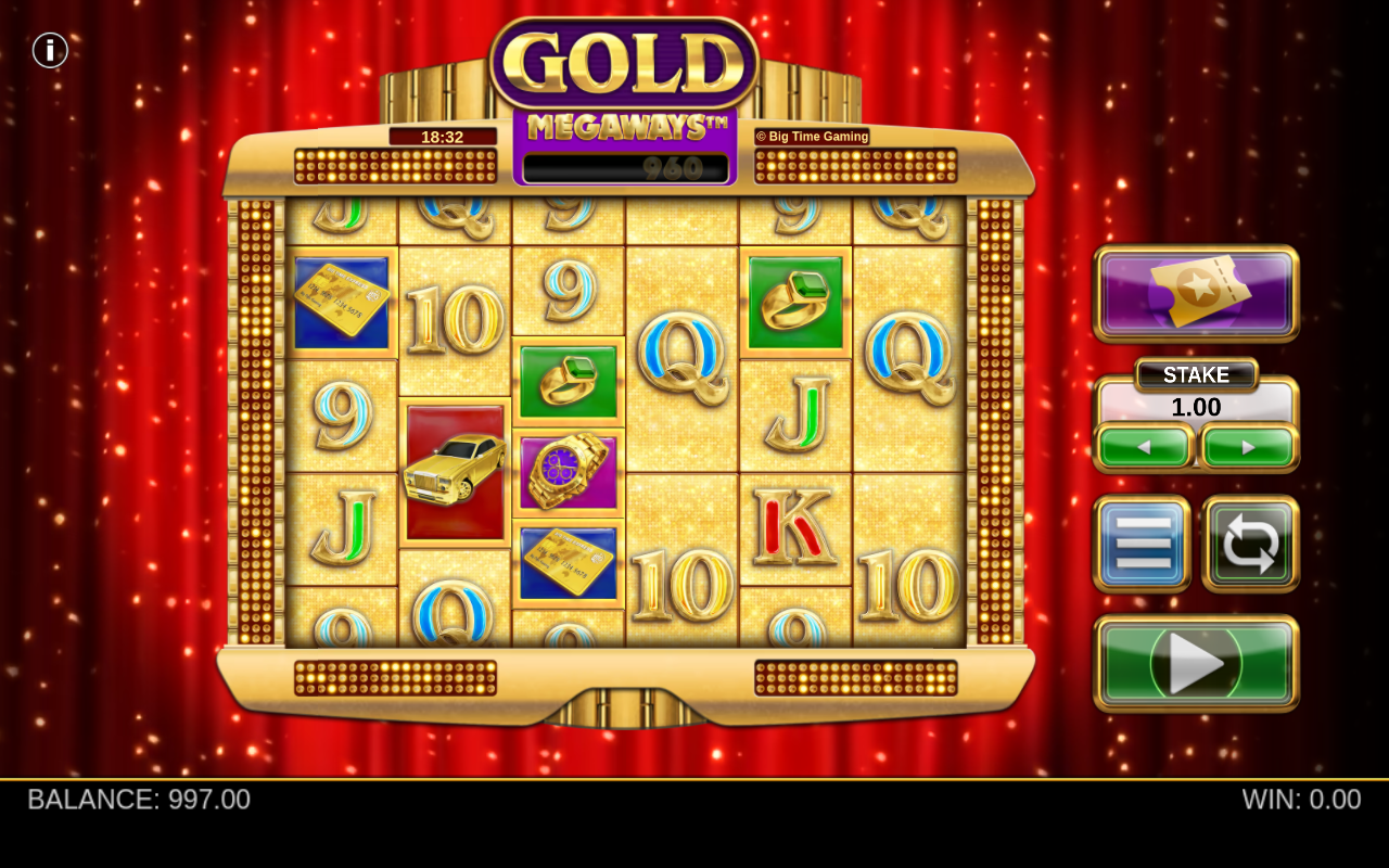 Gold Megaways gameplay