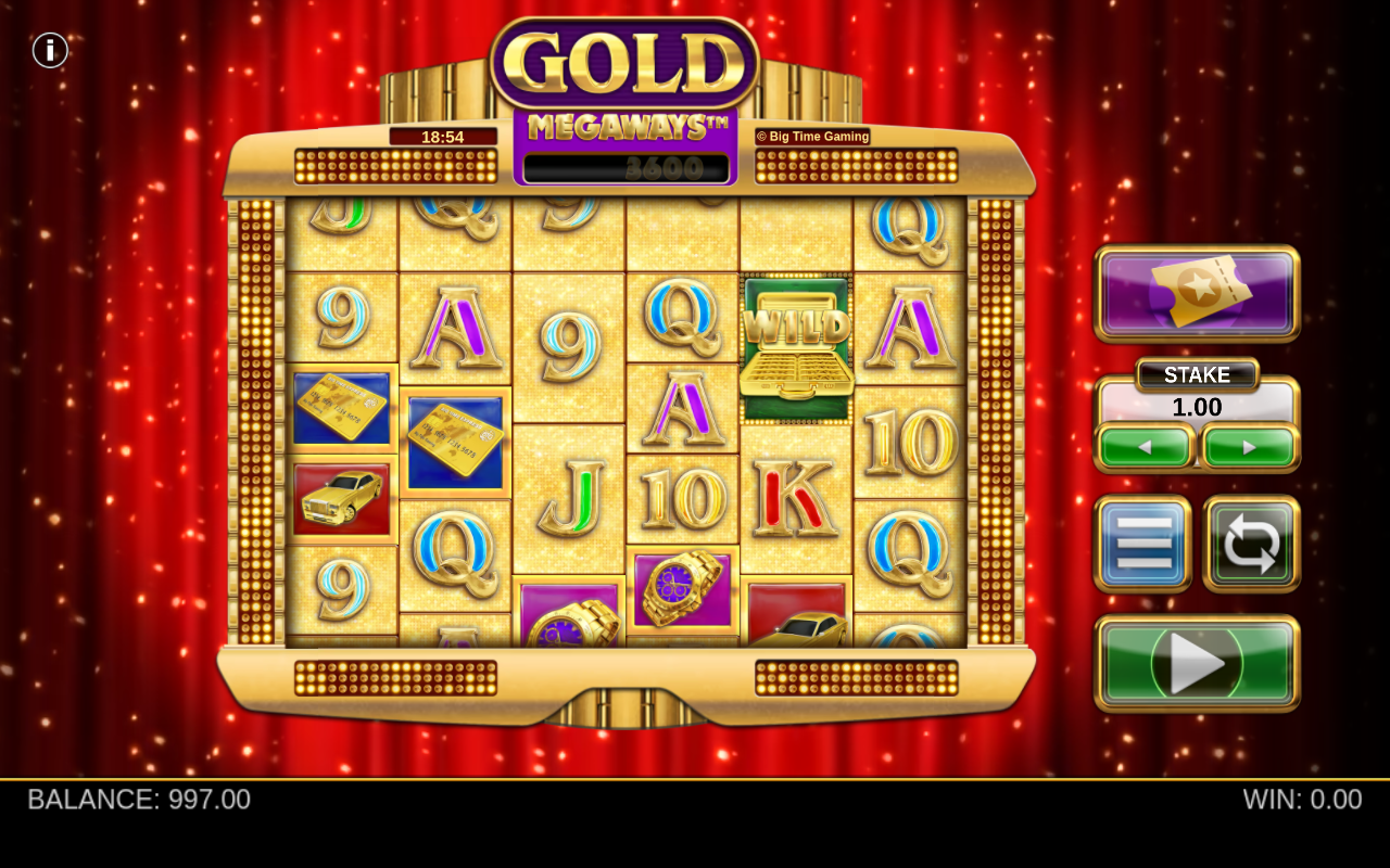 Gold Megaways gameplay