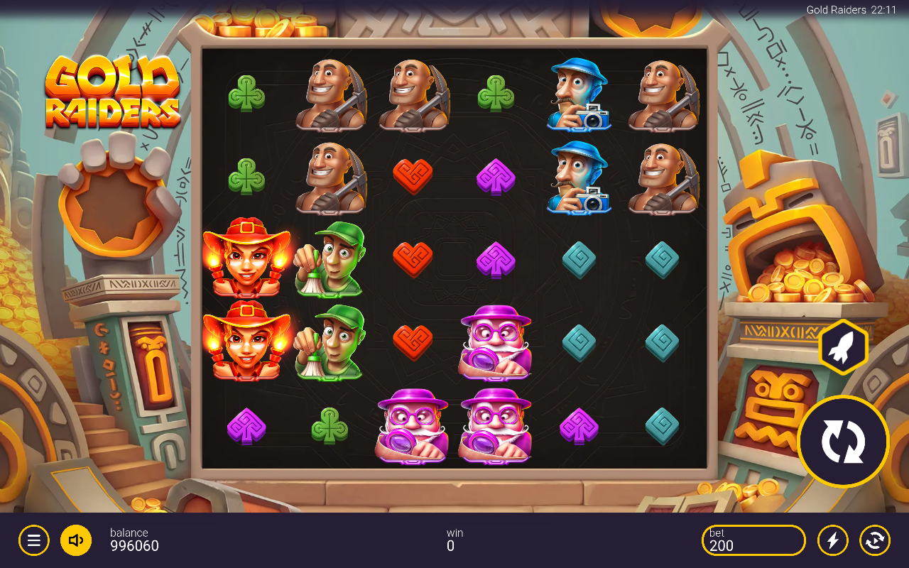 Gold Raiders gameplay