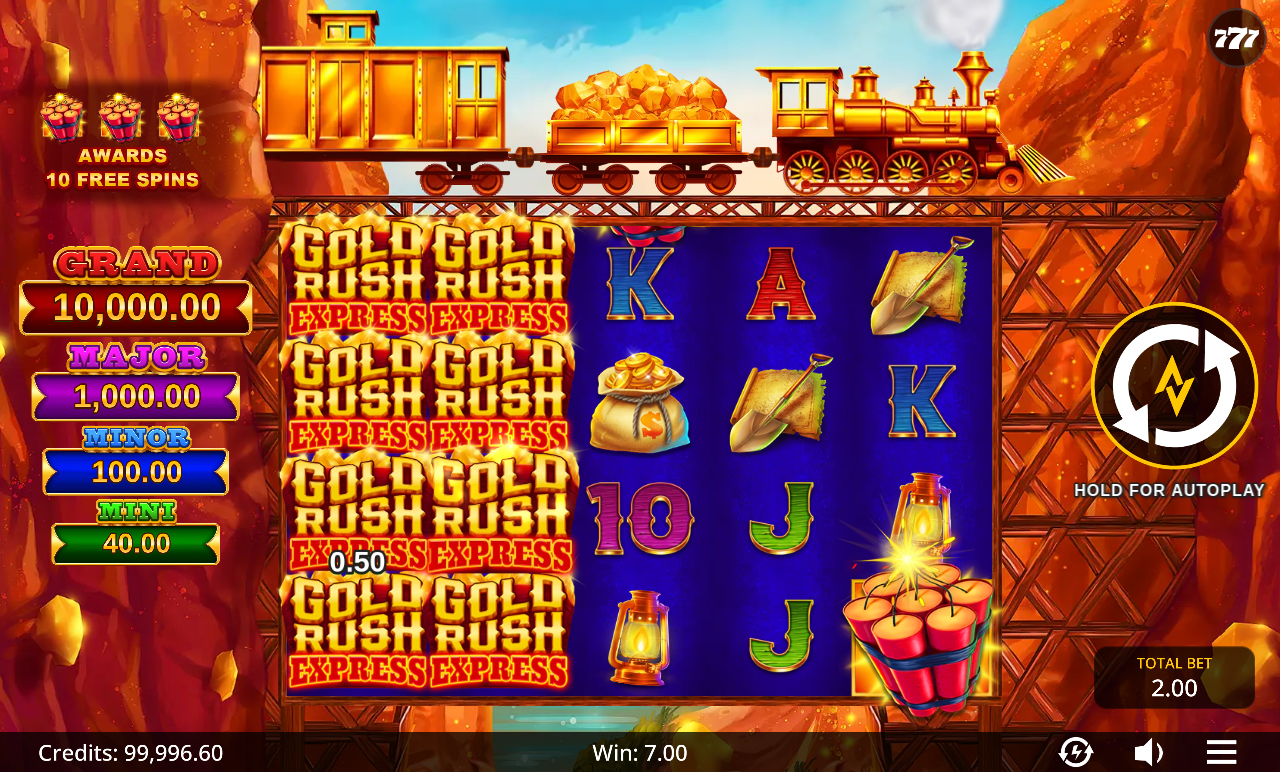Gold Rush Express gameplay