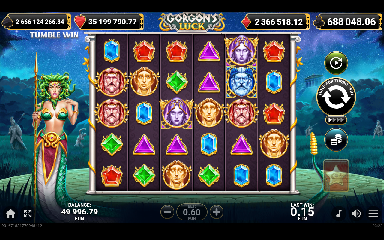 Gorgon's Luck gameplay