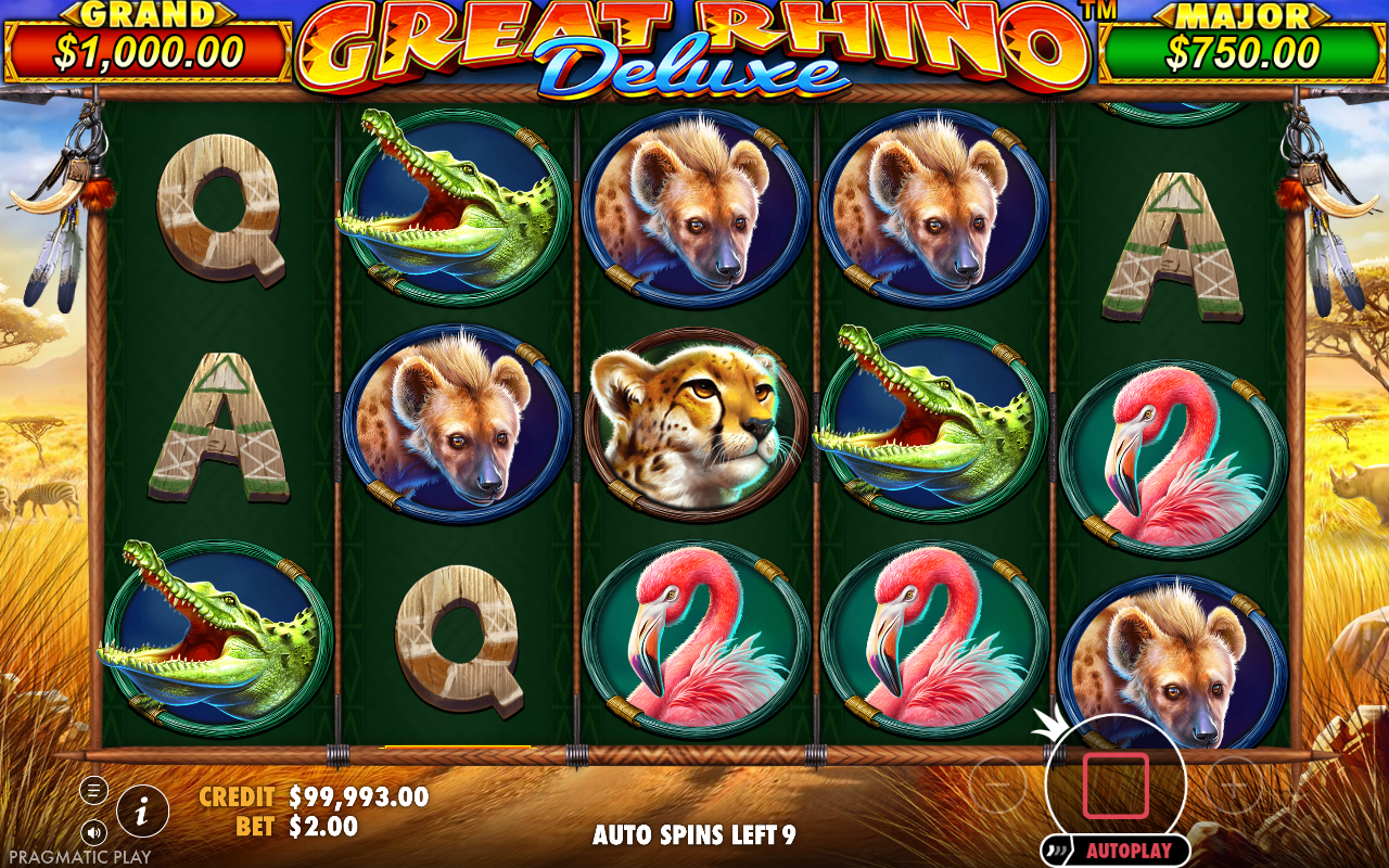 Great Rhino Deluxe gameplay