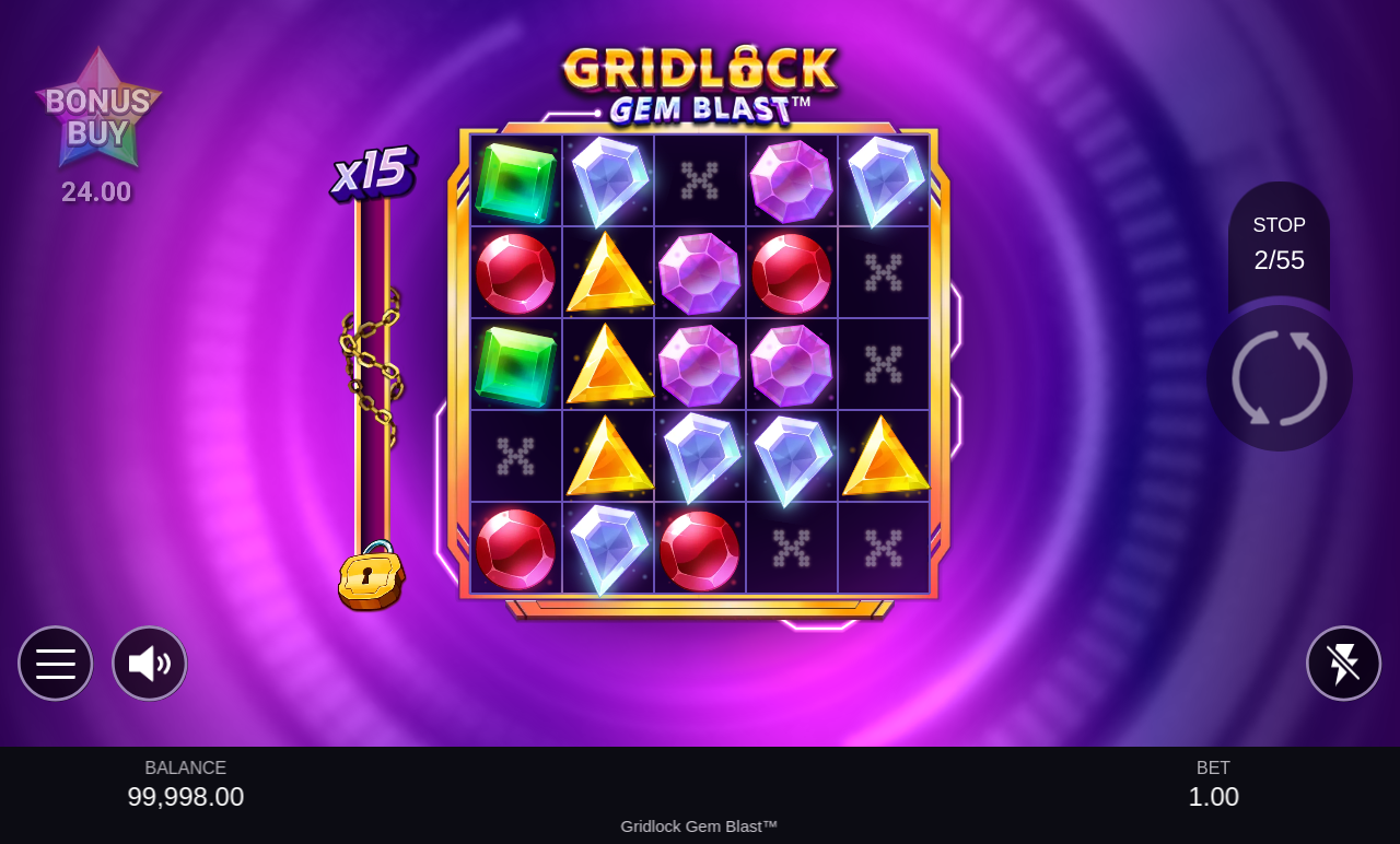 Gridlock Gem Blast base game