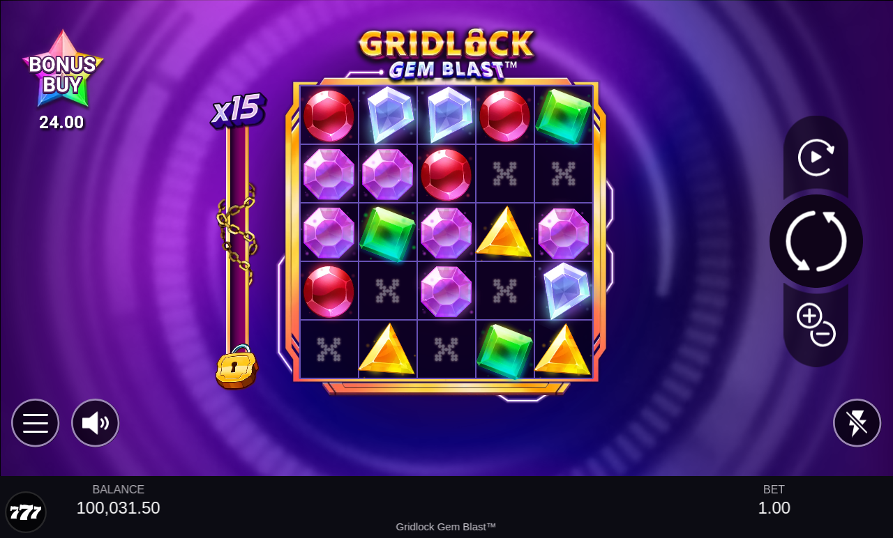 Gridlock Gem Blast gameplay