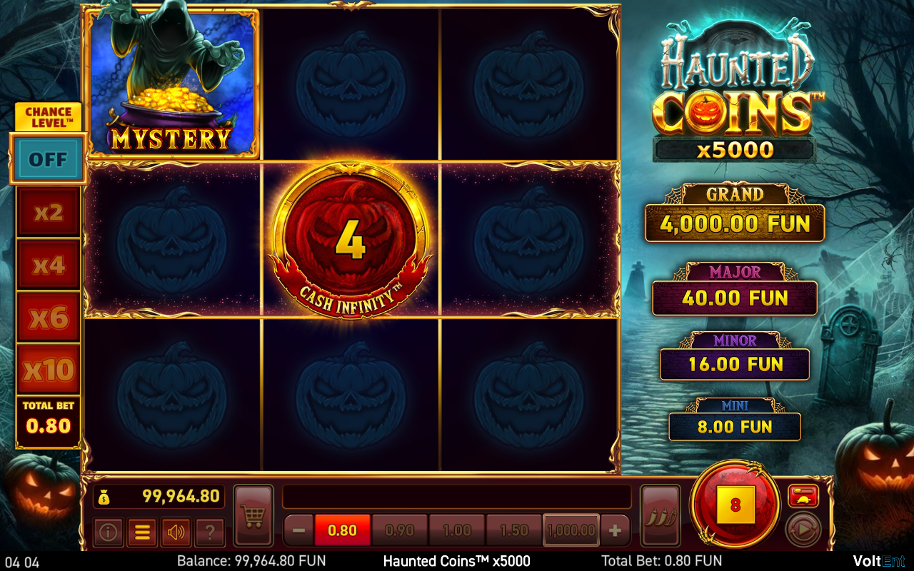 Haunted Coins x5000 gameplay