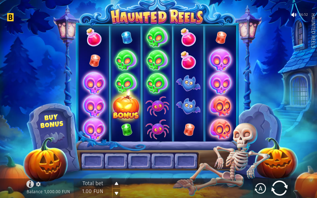 Haunted Reels base game